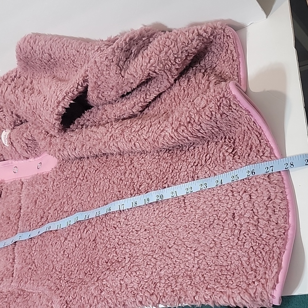 Earth YOGA Sherpa pullover for Susan Komen, mauve heather, NWT, XXL, super soft! - Picture 8 of 8
